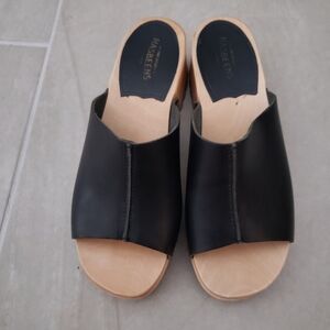 Swedish Hasbeens Mules Black